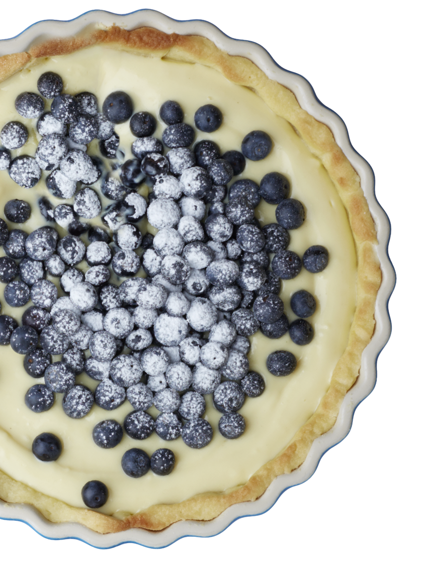 Fluted top flan tin